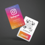 NFC Instagram Social Card – Custom PVC Digital Business Card | Vkardz Prints