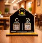 Restaurant NFC Standee – House-Shaped Display